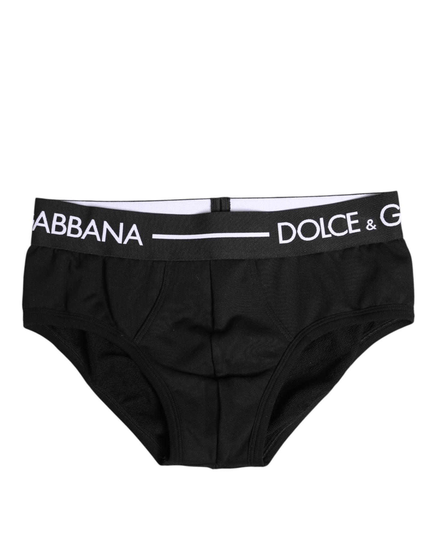 Sous-vêtement classique en coton stretch noir Dolce & Gabbana