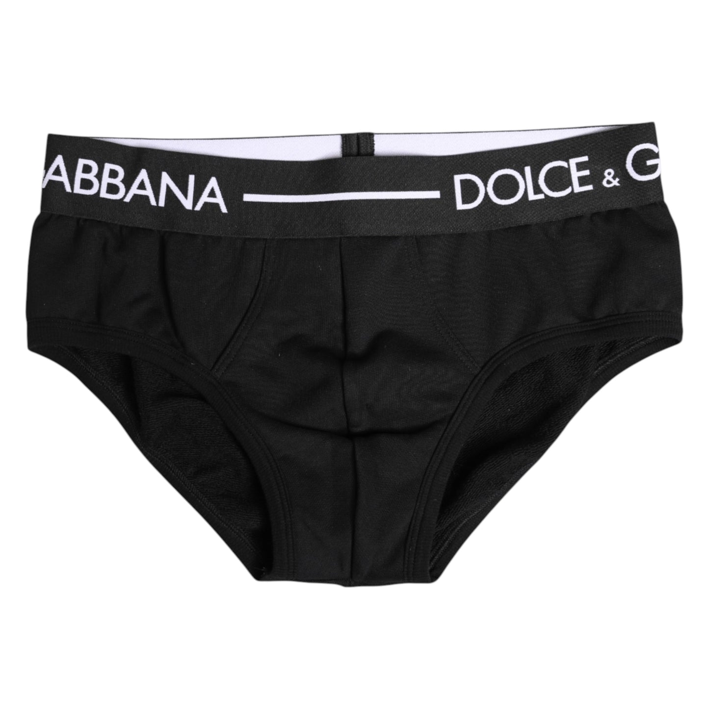 Sous-vêtement classique en coton stretch noir Dolce & Gabbana