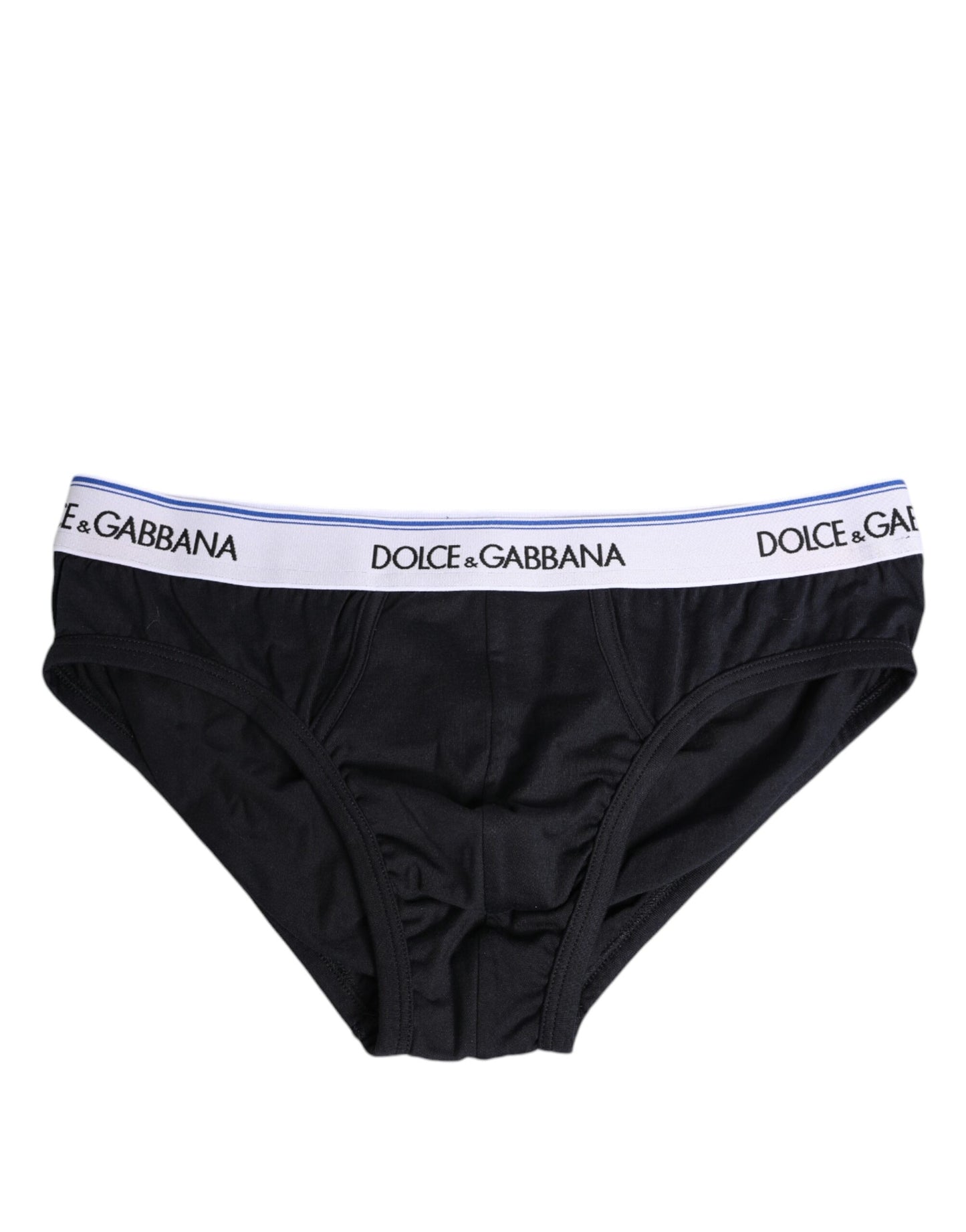 Sous-vêtement classique en coton stretch noir Dolce & Gabbana
