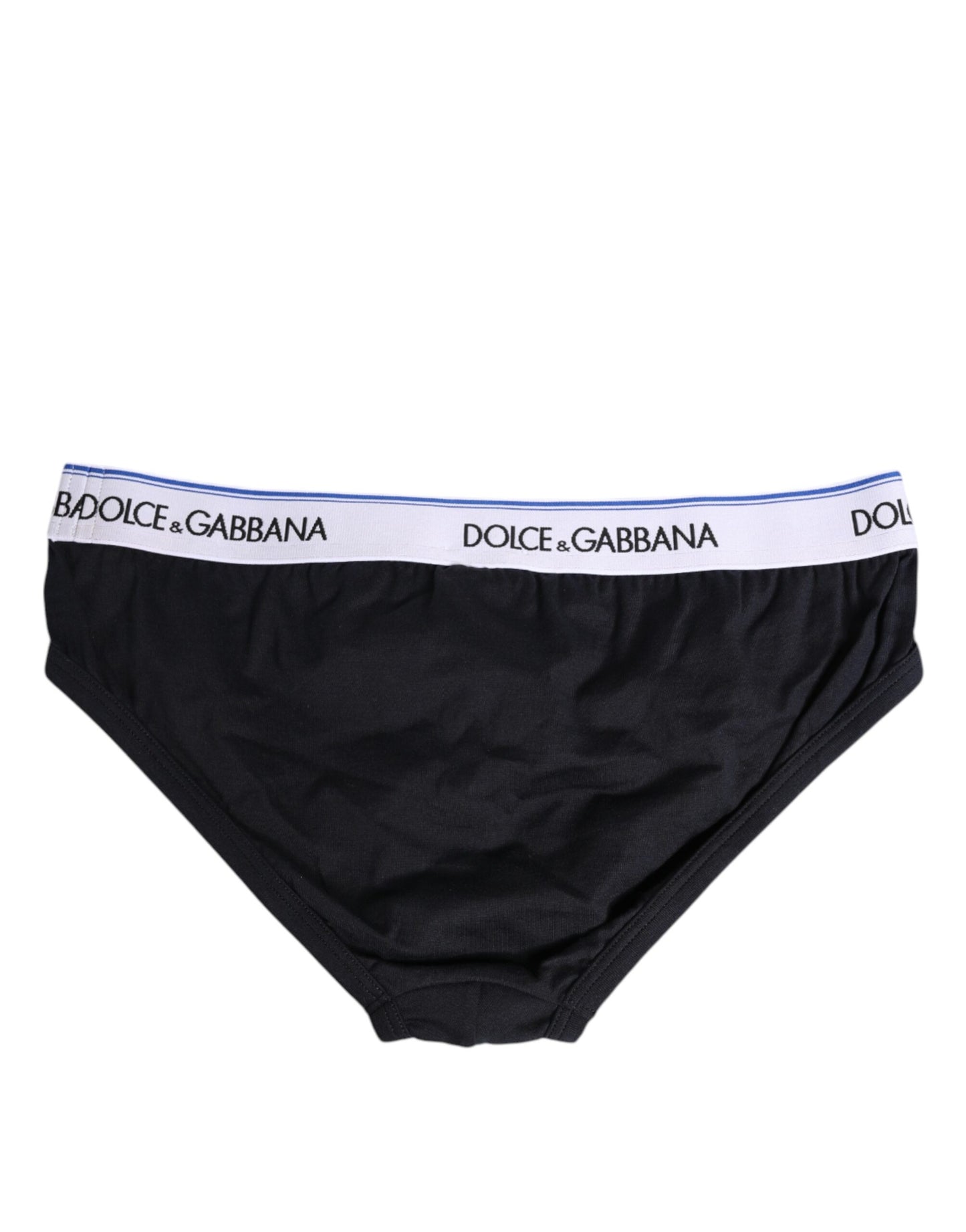 Sous-vêtement classique en coton stretch noir Dolce & Gabbana