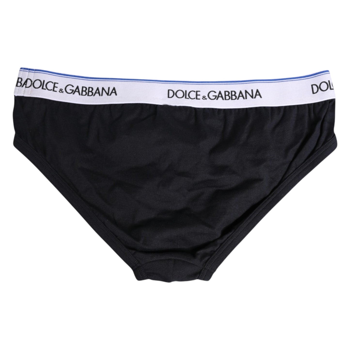 Sous-vêtement classique en coton stretch noir Dolce & Gabbana