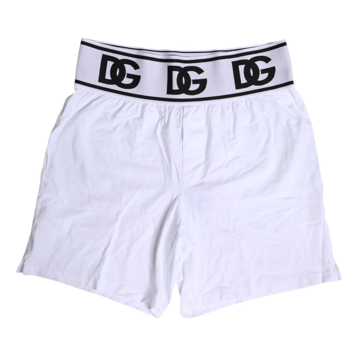 Boxer classique en coton stretch blanc Dolce & Gabbana