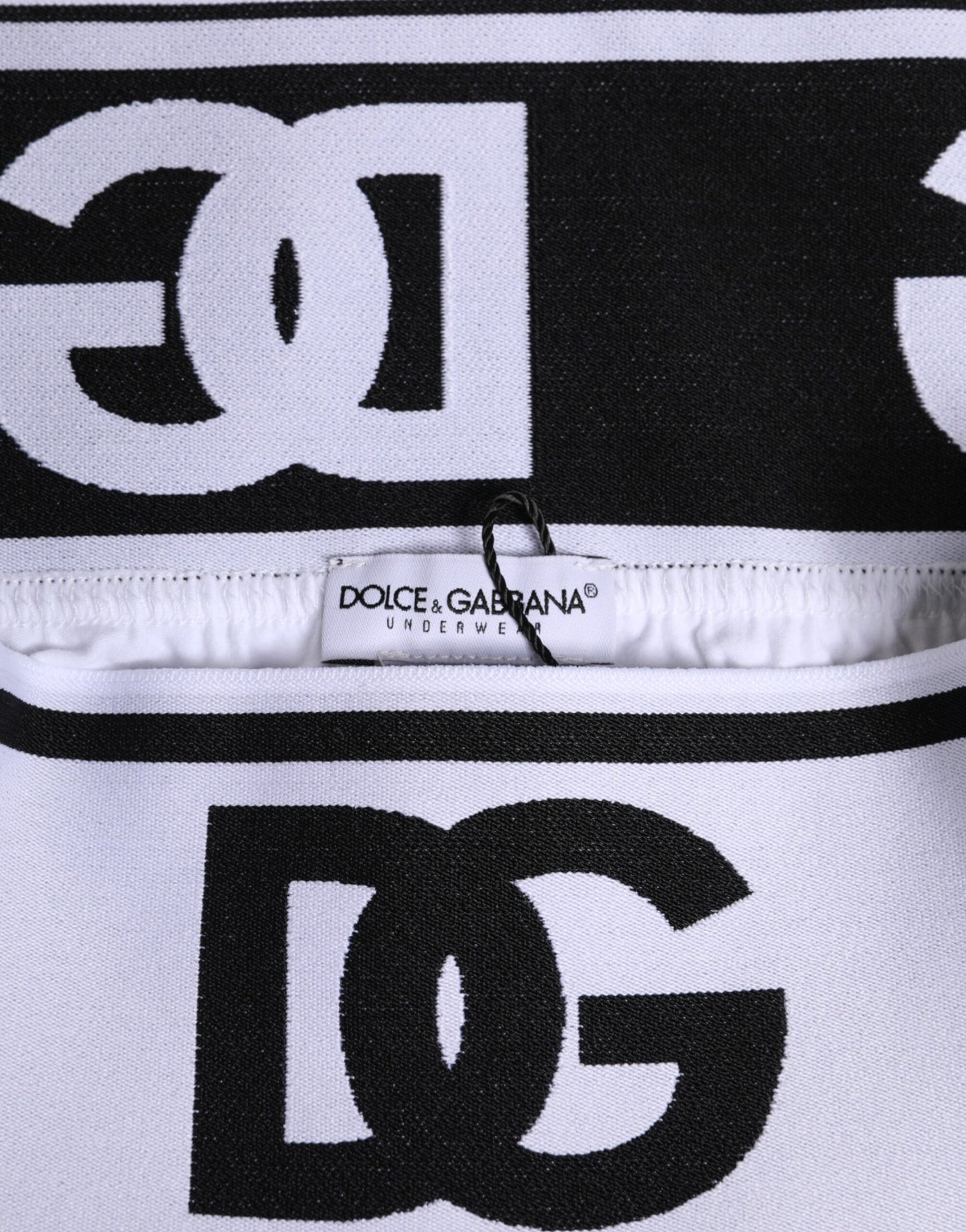 Boxer classique en coton stretch blanc Dolce & Gabbana