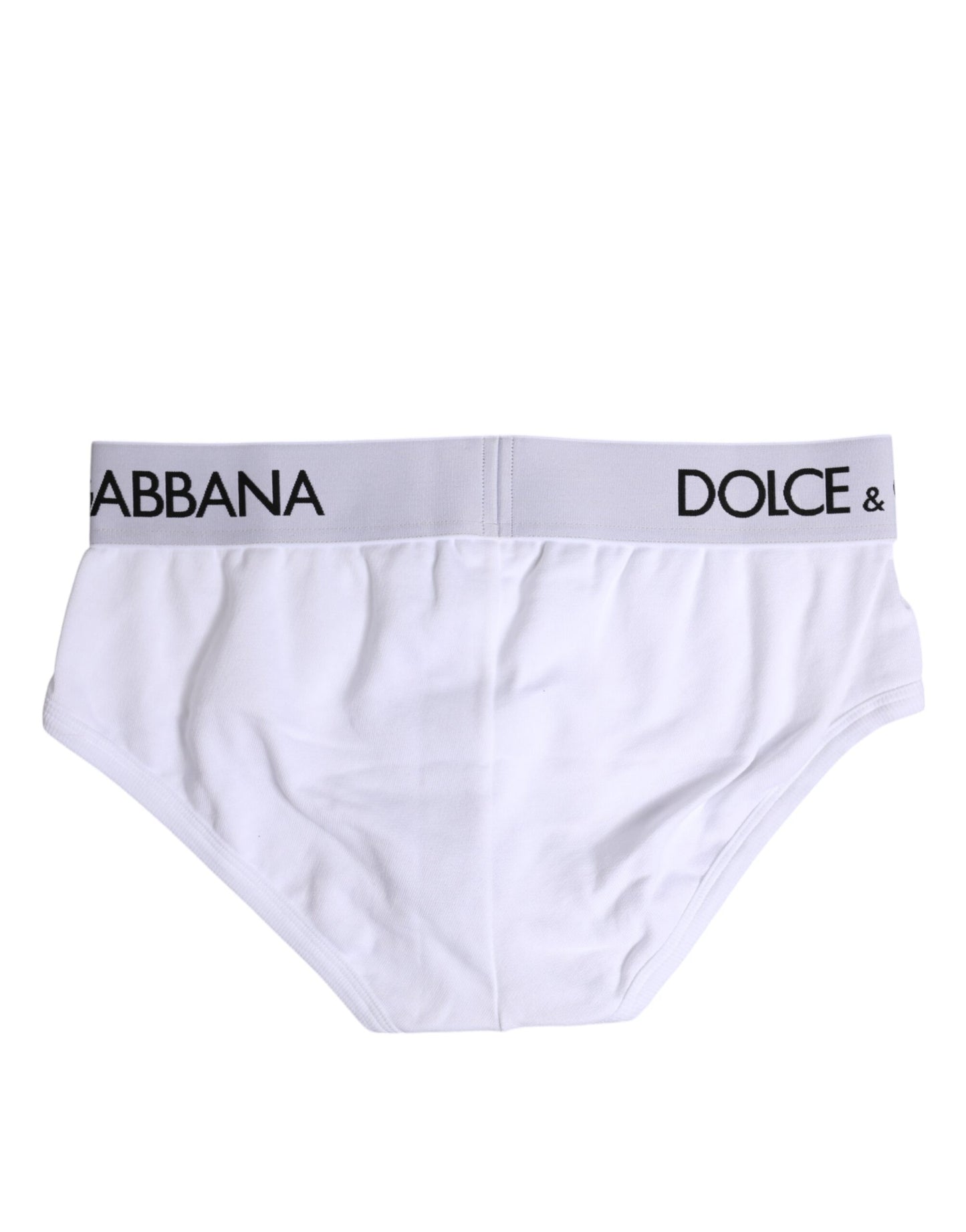 Sous-vêtement classique en coton stretch blanc Dolce & Gabbana