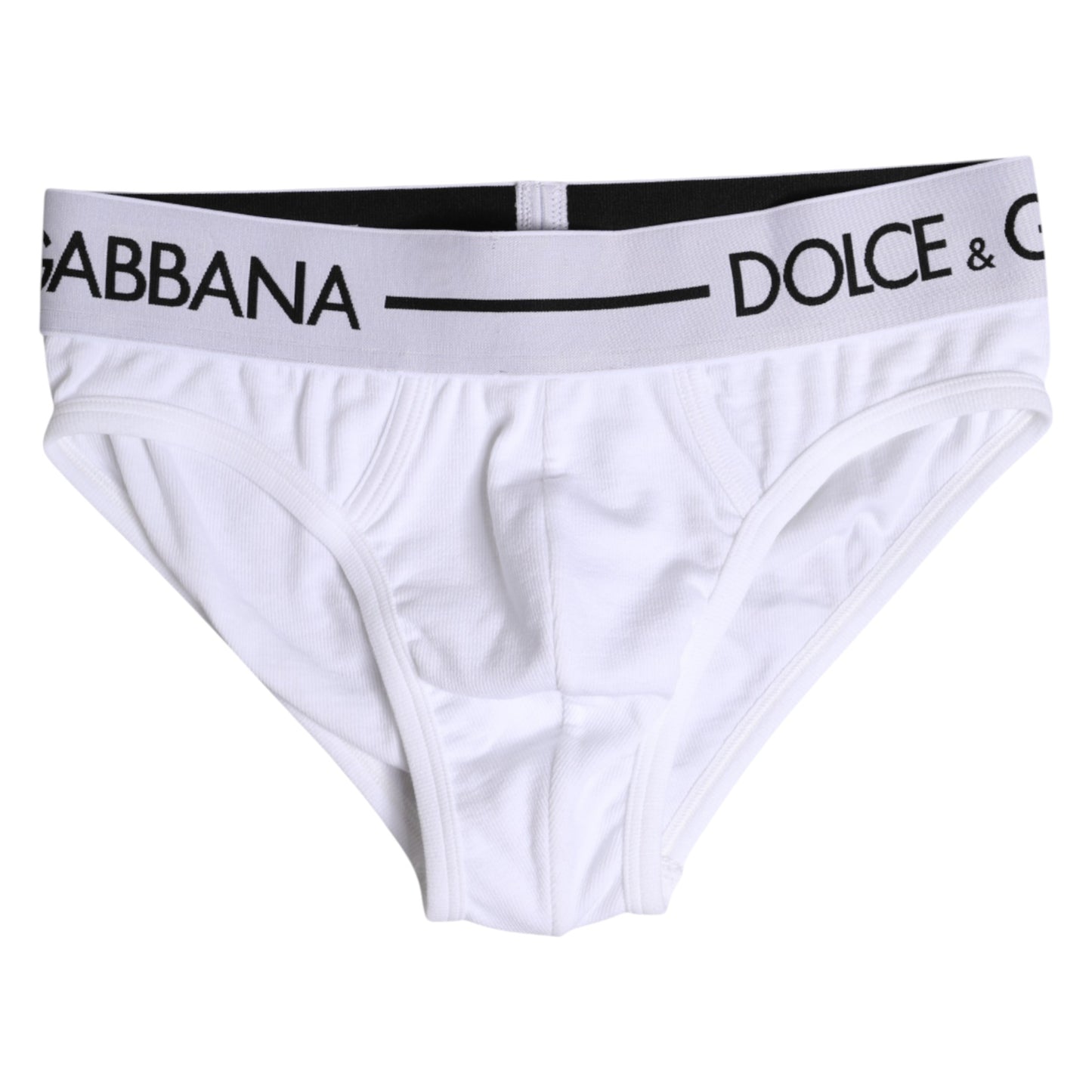 Sous-vêtement classique en coton stretch blanc Dolce & Gabbana