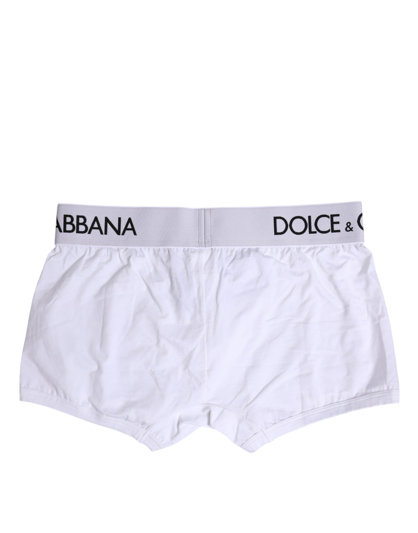 Boxer classique en coton stretch blanc Dolce & Gabbana