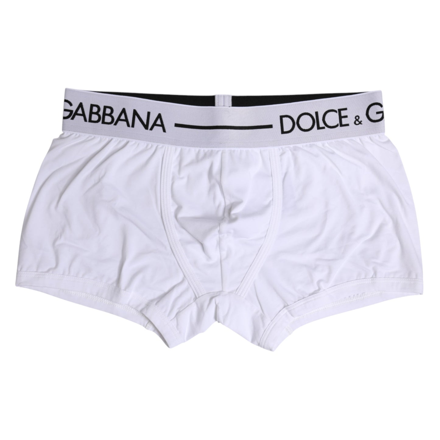 Boxer classique en coton stretch blanc Dolce & Gabbana