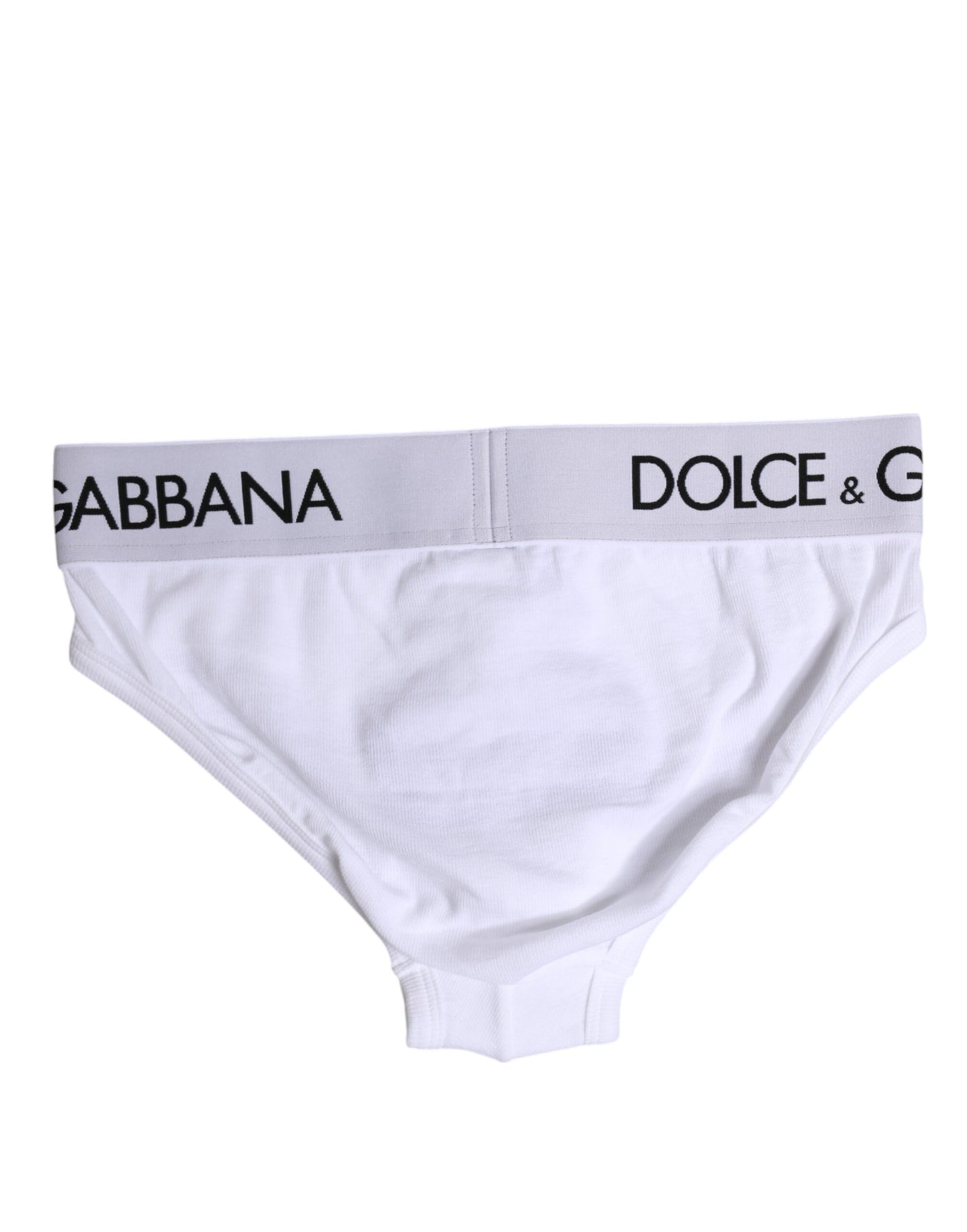 Sous-vêtement classique en coton stretch blanc Dolce & Gabbana