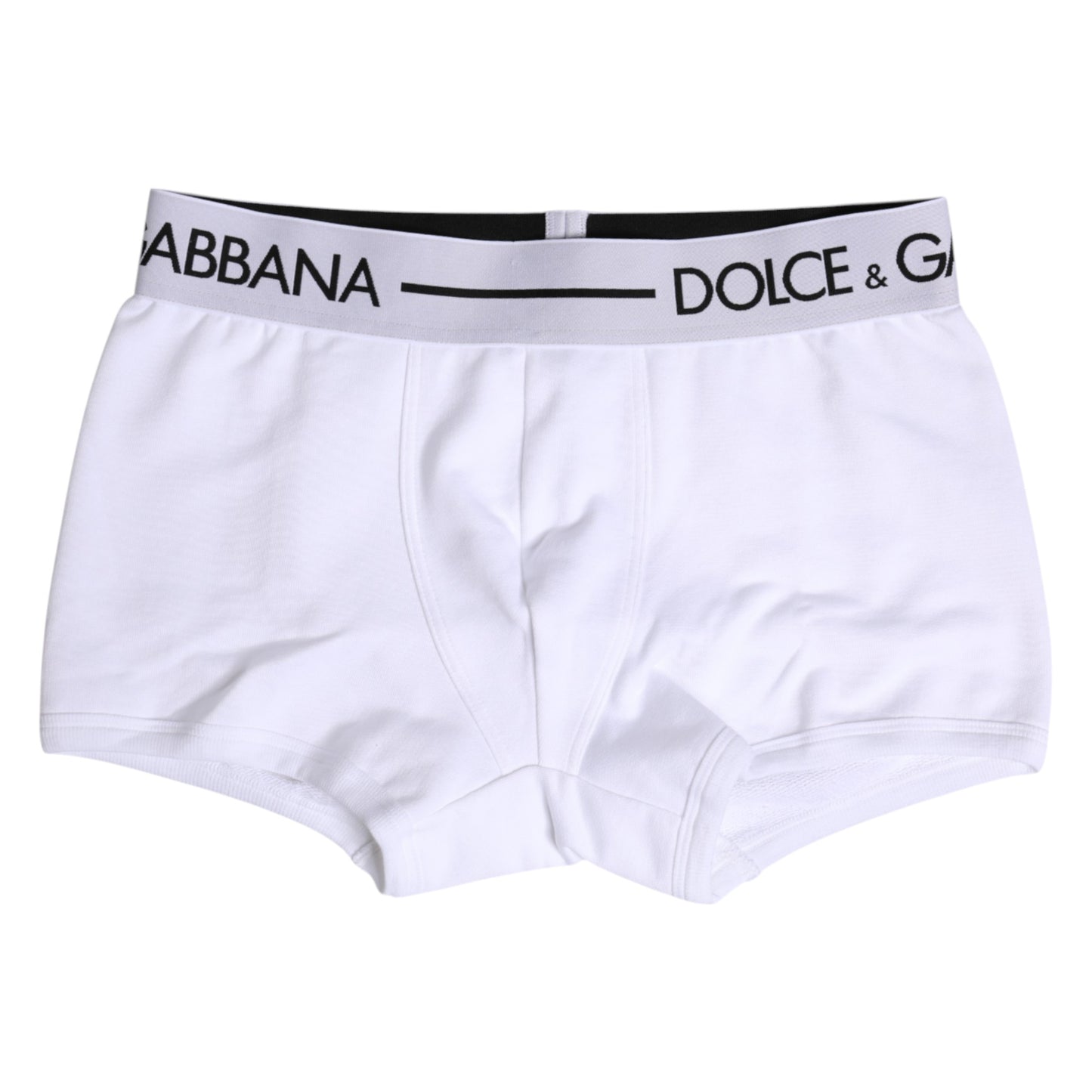 Boxer classique en coton stretch blanc Dolce & Gabbana