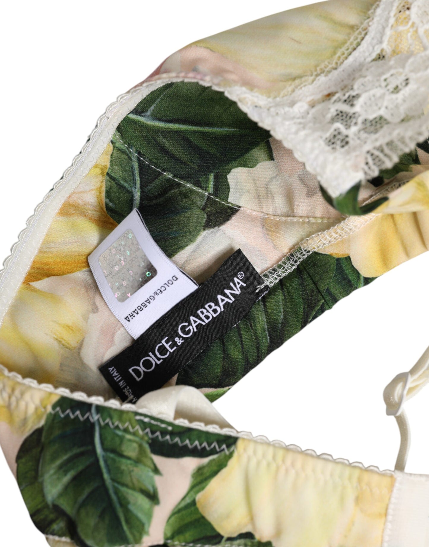 Soutien-gorge sans armatures Dolce & Gabbana à imprimé floral multicolore