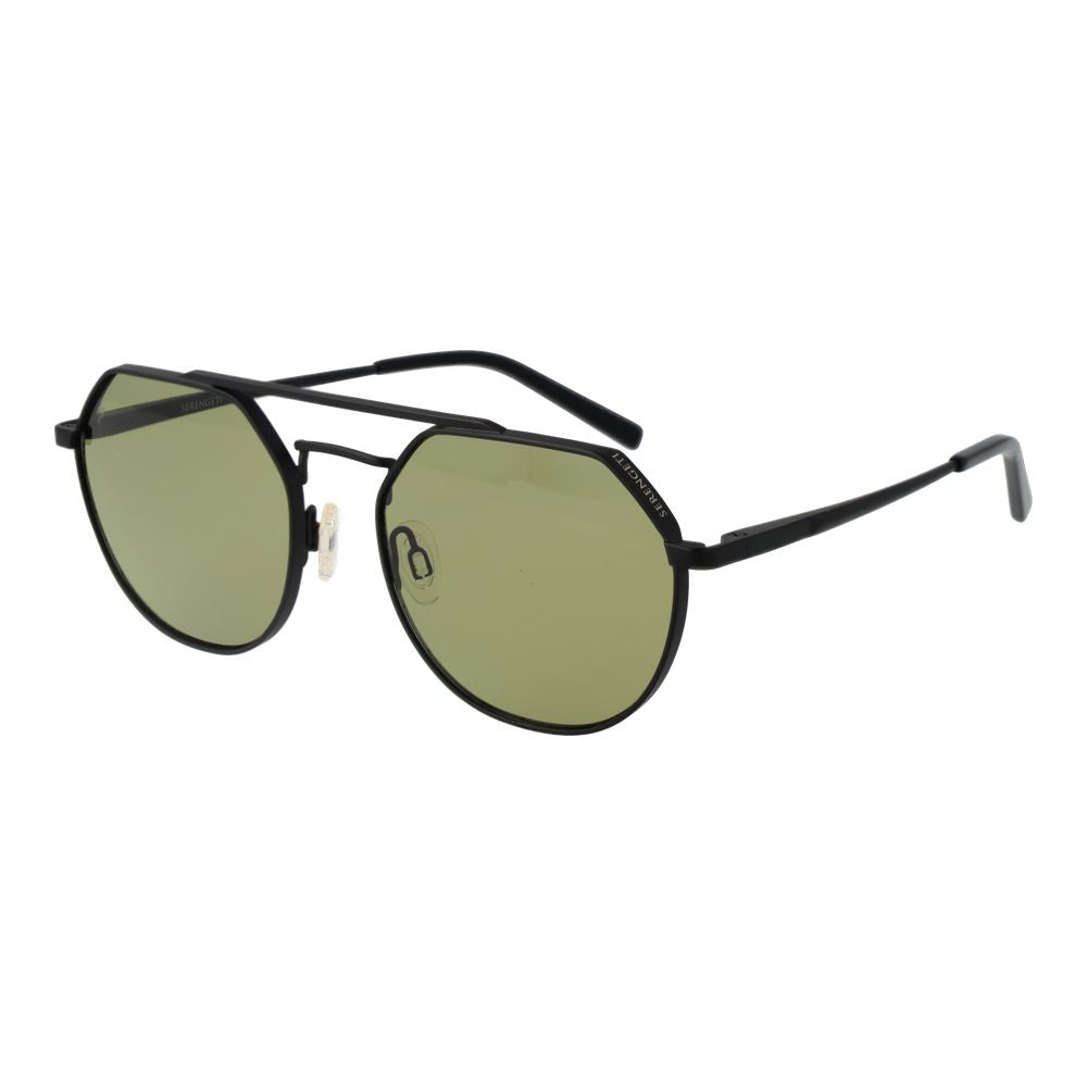 Lunettes de soleil unisexes noires Serengeti