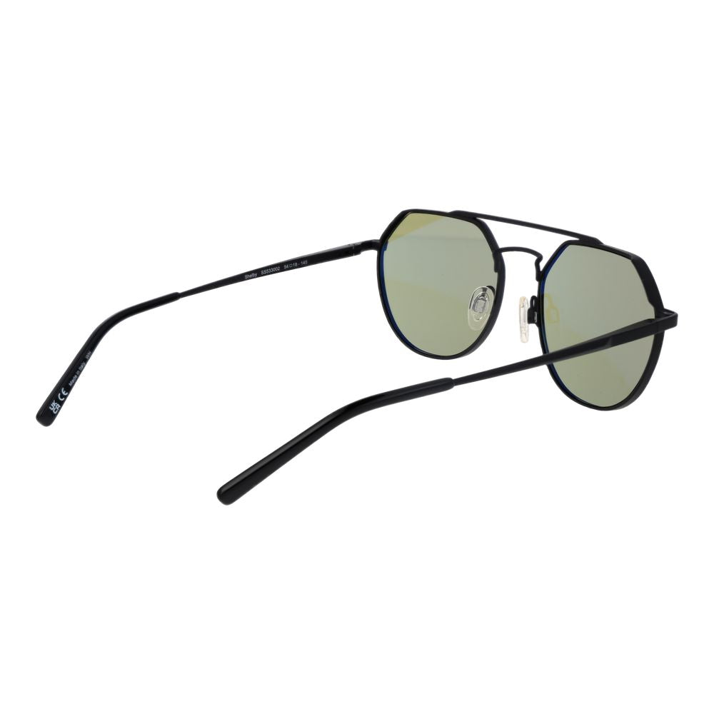 Lunettes de soleil unisexes noires Serengeti