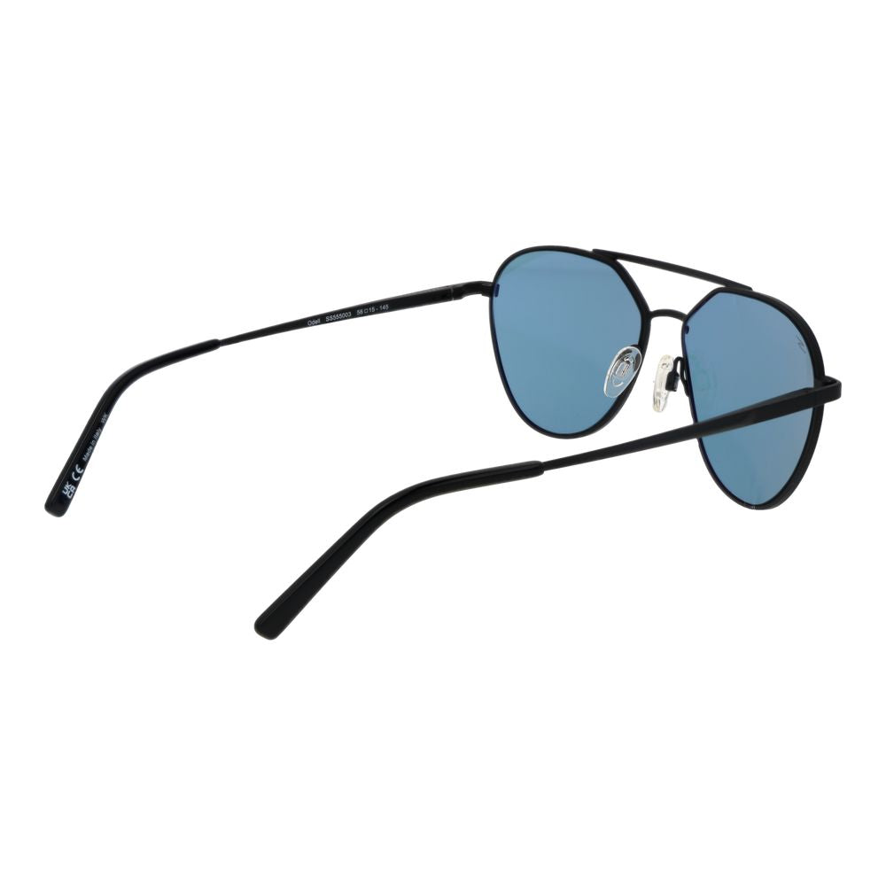 Lunettes de soleil unisexes noires Serengeti
