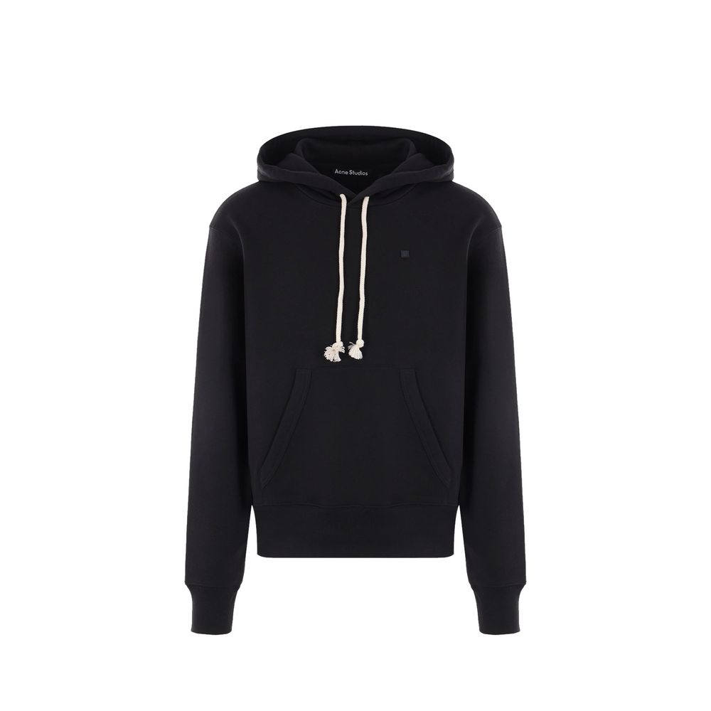 Sweat à capuche avec patch logo Acne Studios