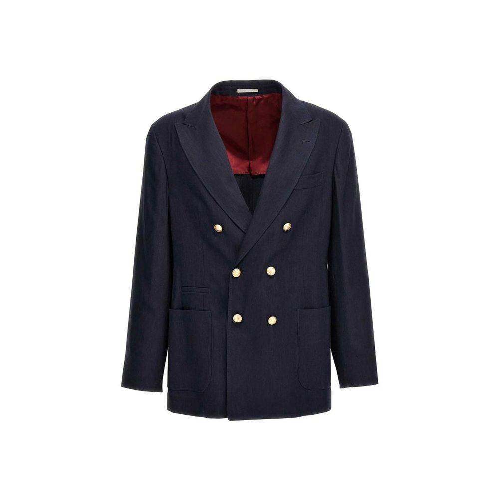 Veste en lin et laine Brunello Cucinelli