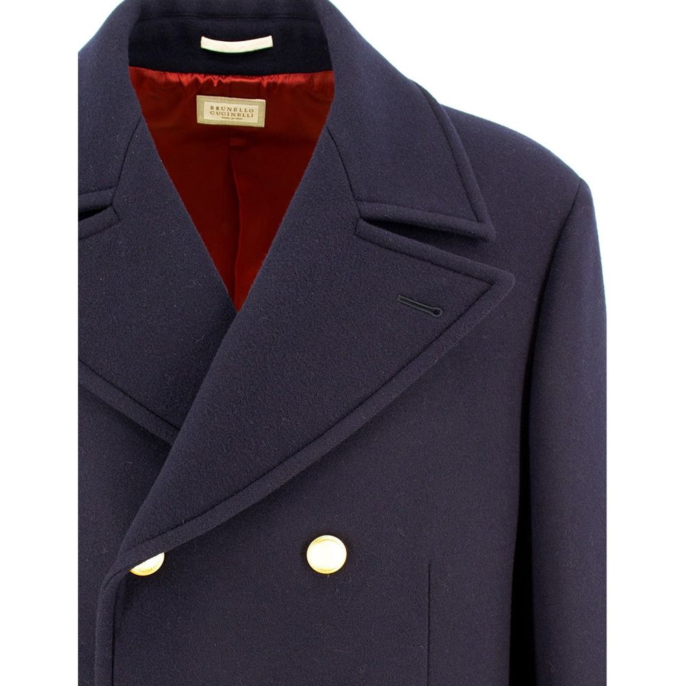 Brunello Cucinelli Manteau Martingale Double Boutonnage