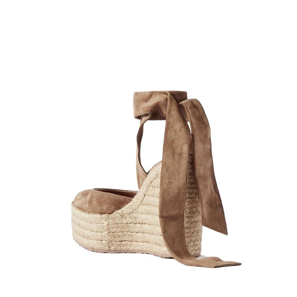 Gianvito Rossi Suede Wedge Espadrilles by Gianvito Rossi