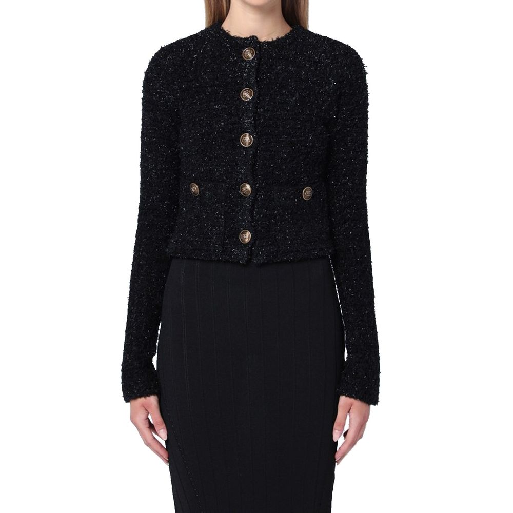 Cardigan court en boucle Balenciaga