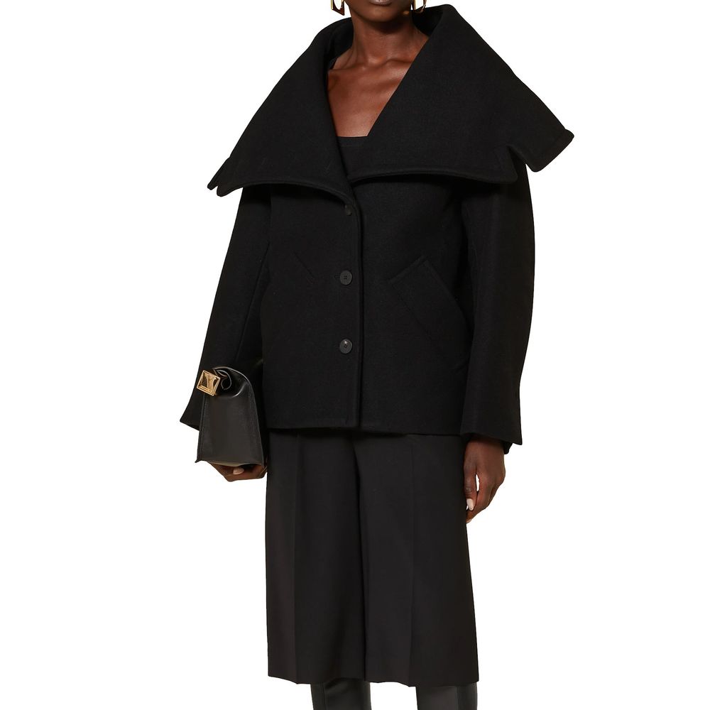 Jacquemus Le Caban Caruso Draped Collar Jacket