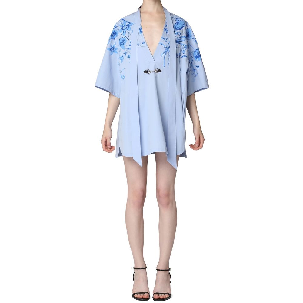 Mini-robe en popeline Gucci