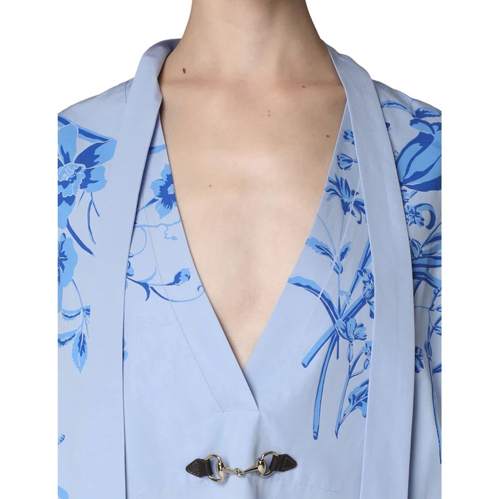 Mini-robe en popeline Gucci