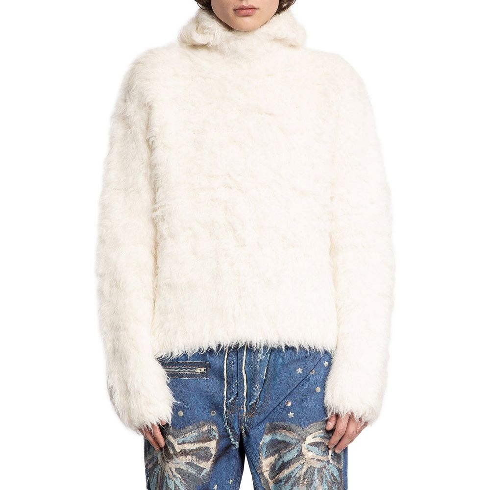 Sweat à capuche en mélange d'alpaga Acne Studios