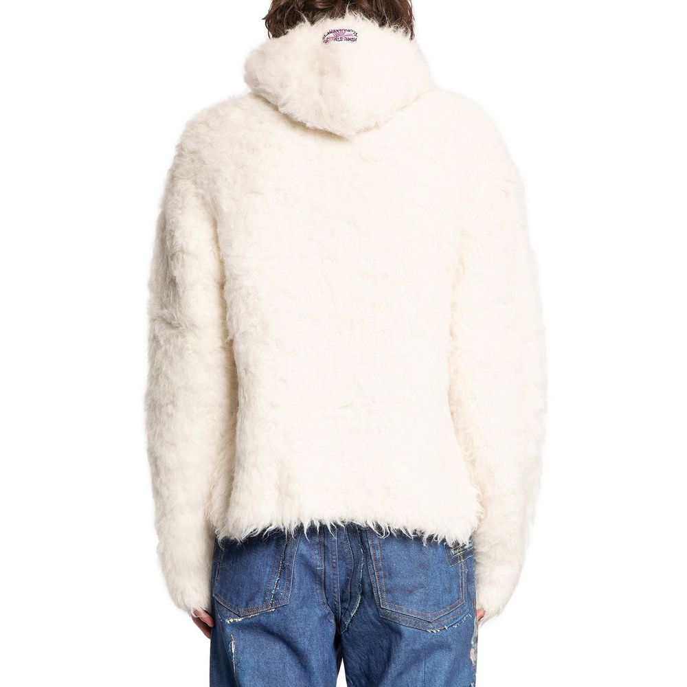 Sweat à capuche en mélange d'alpaga Acne Studios