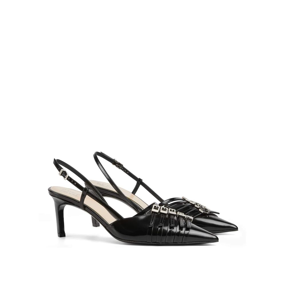 Escarpins à bride arrière en cuir Gucci