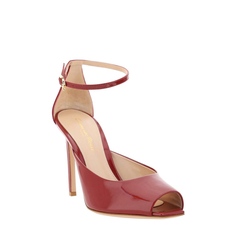 Gianvito Rossi Nuit 95 Glossed Leather Pumps