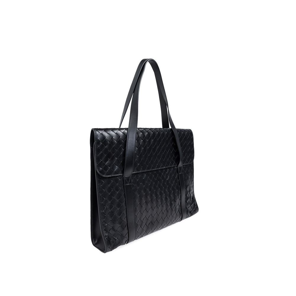 Bottega Veneta Porte-documents en cuir intrecciato
