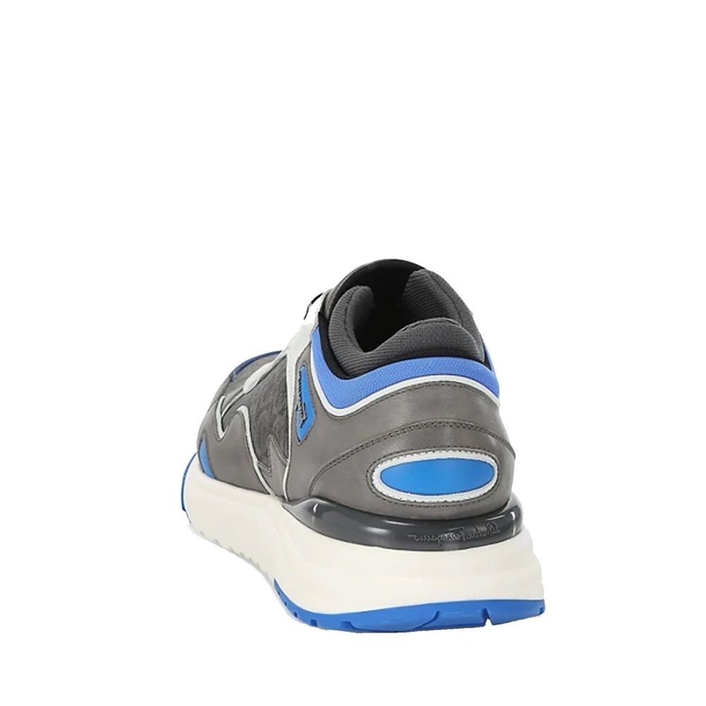 Salvatore Ferragamo Leather Logo Sneakers by Salvatore Ferragamo