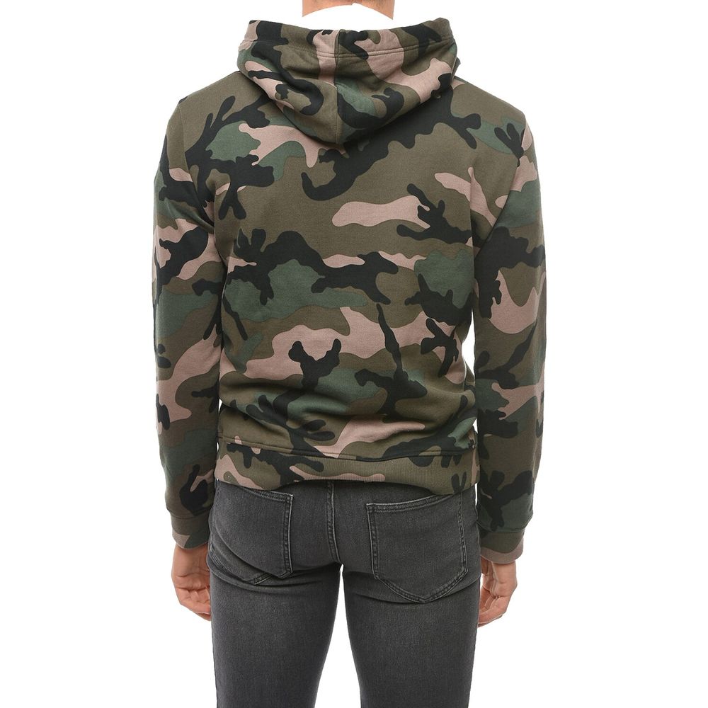 Sweat à capuche à motif camouflage Valentino