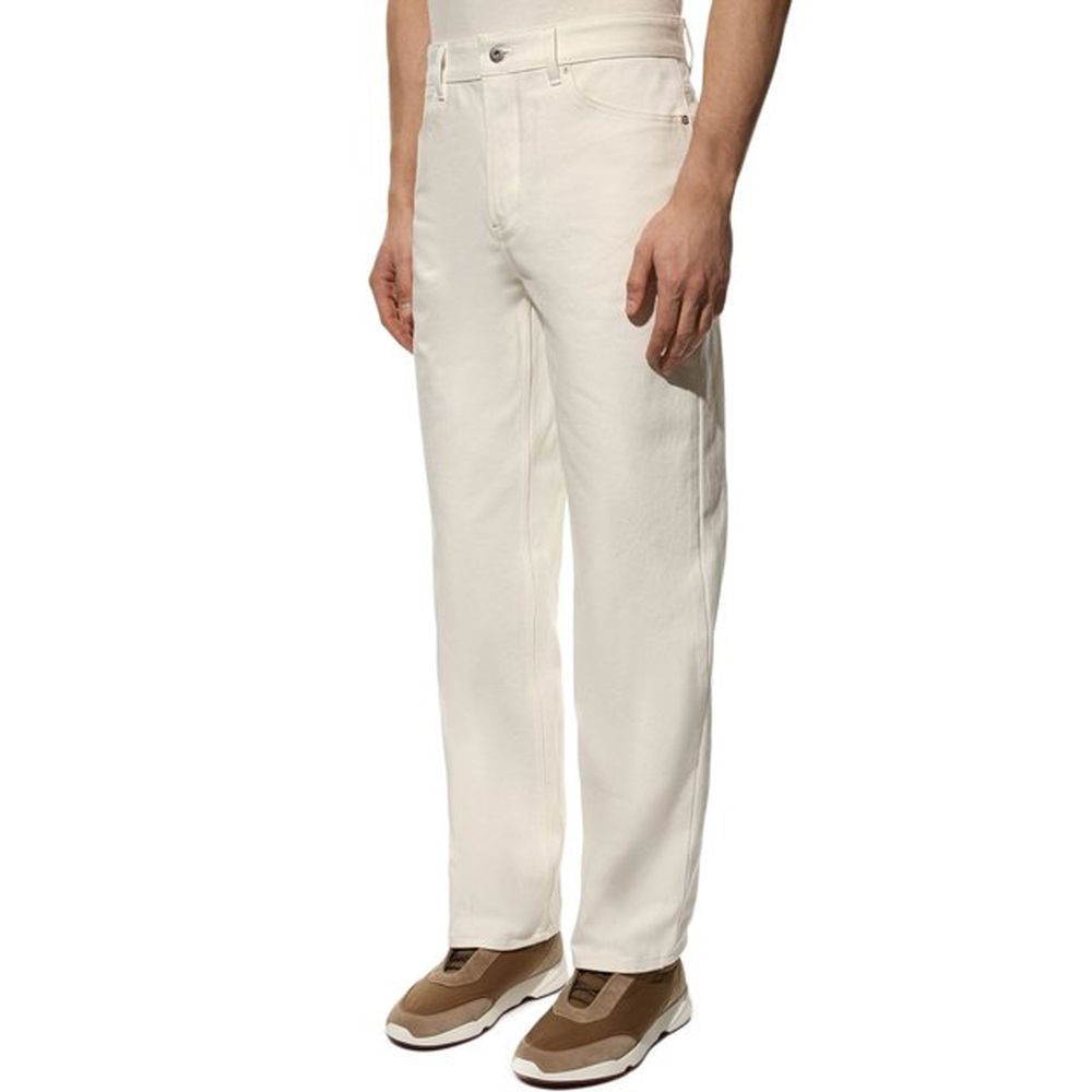Pantalon en denim coupe classique Jil Sander