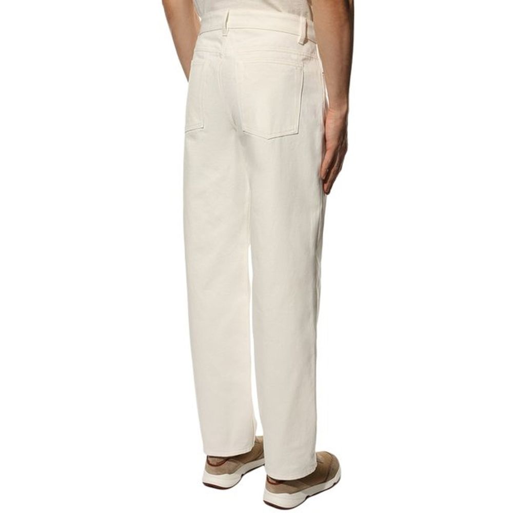 Pantalon en denim coupe classique Jil Sander