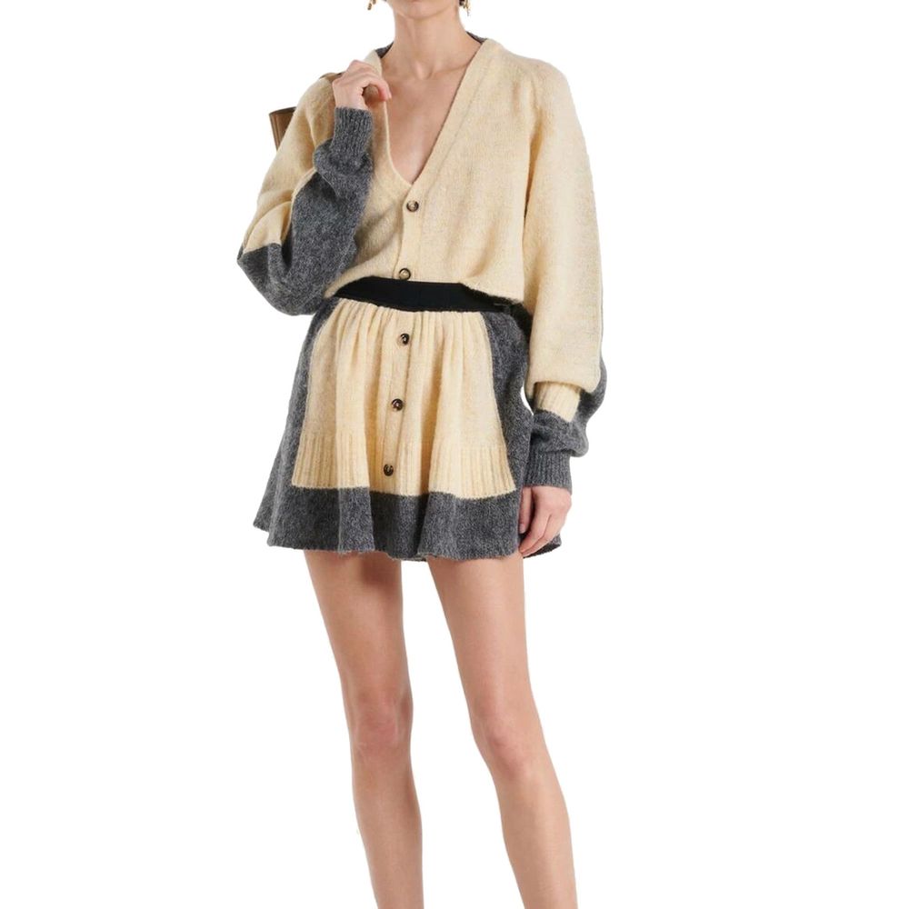 Cardigan court en laine Loewe