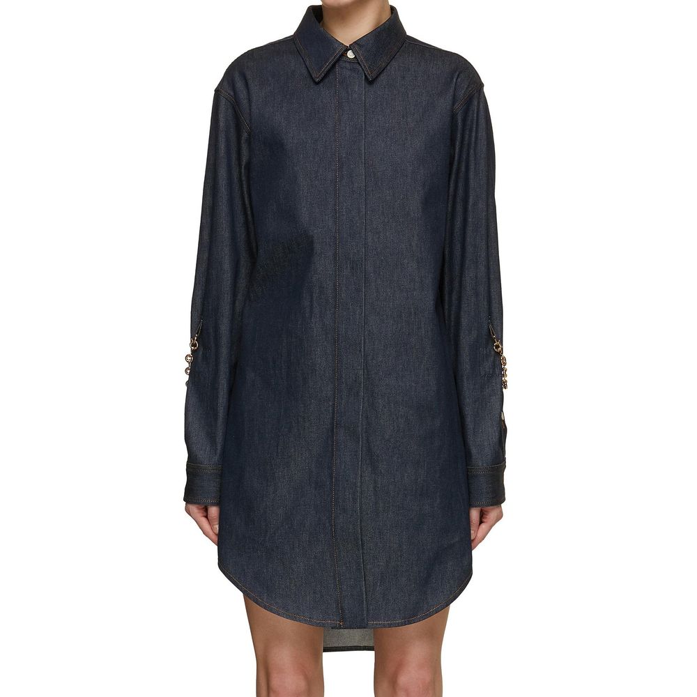 Robe chemise en jean à chaîne Loewe