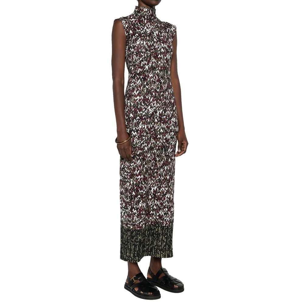 Robe longue en maille imprimée Loewe