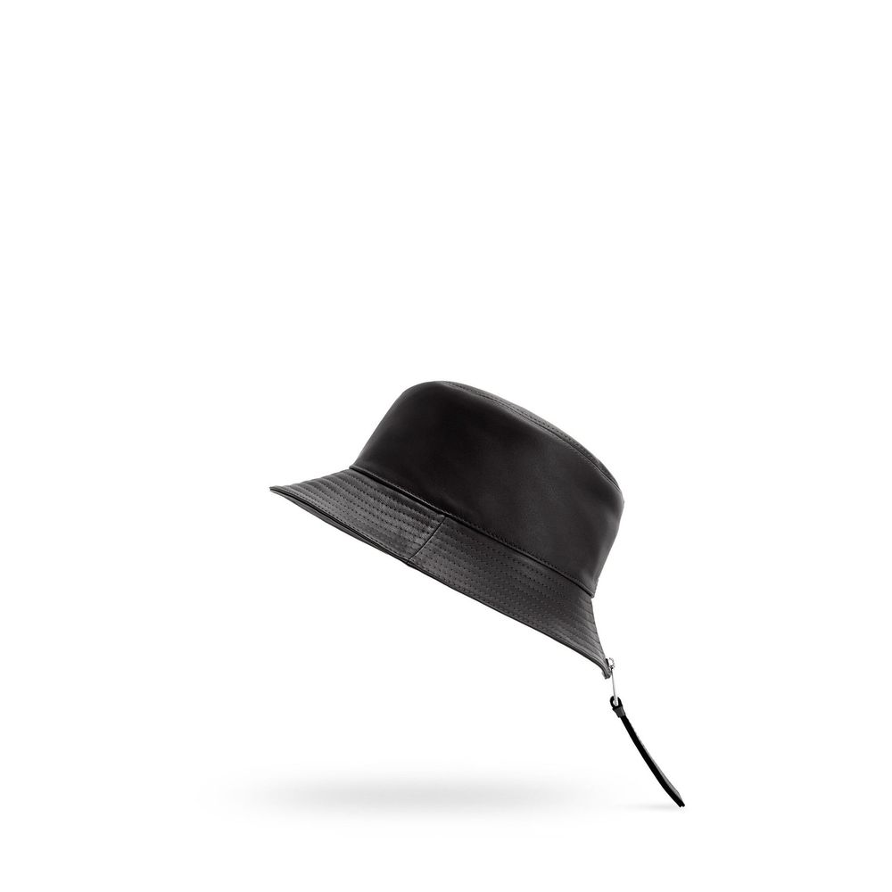 Chapeau de pêcheur en cuir Loewe