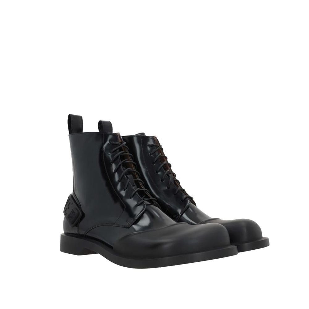 Bottes à lacets en cuir Loewe