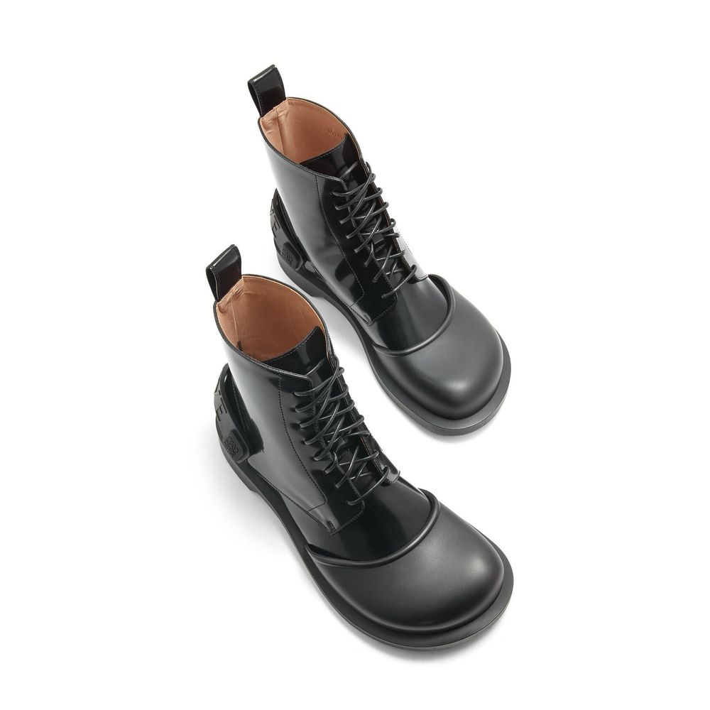 Bottes à lacets en cuir Loewe