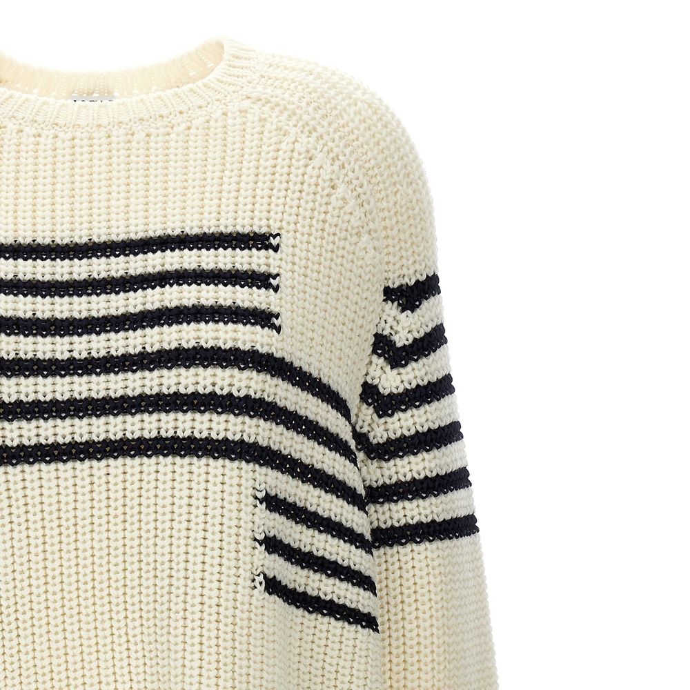 Pull rayé en laine mélangée Loewe