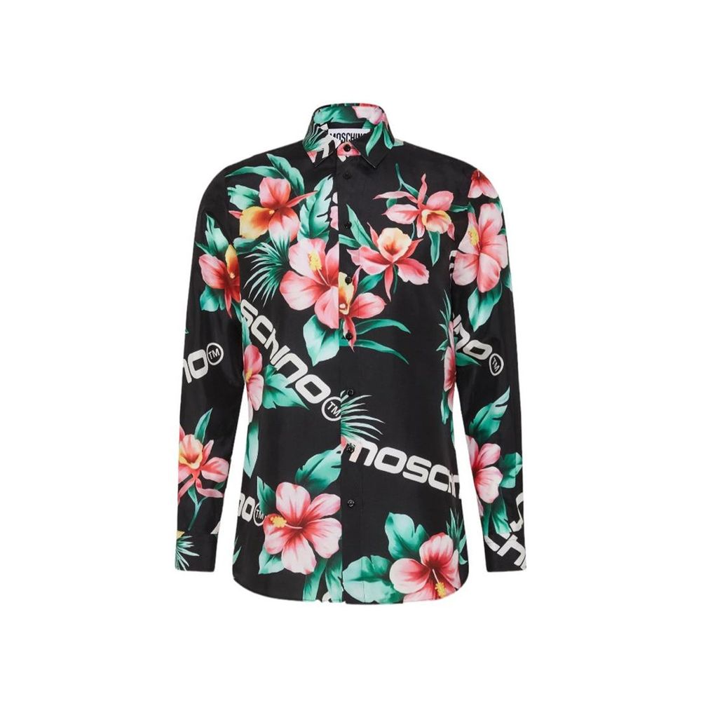 Moschino Couture Silk Printed Shirt by Moschino Couture