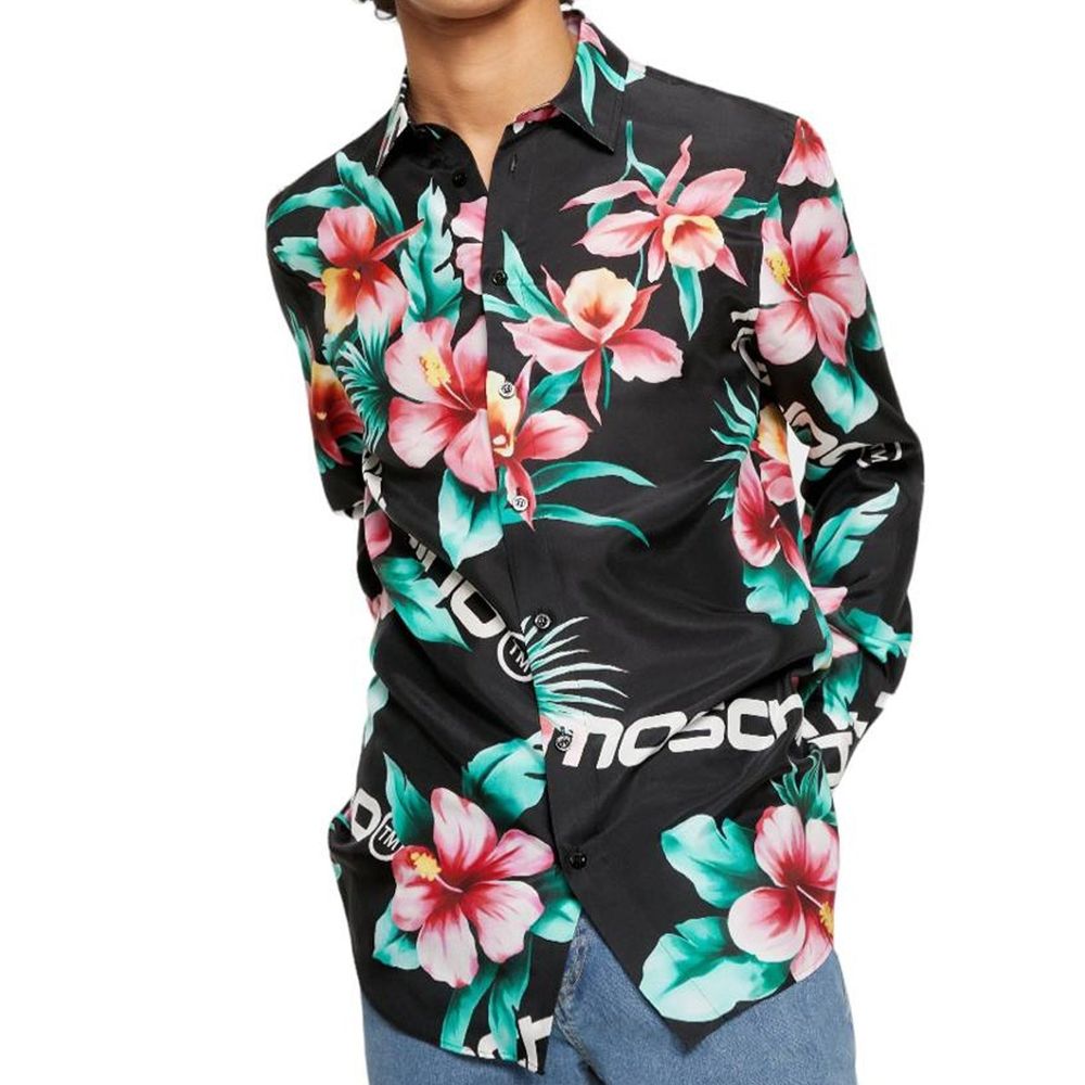Moschino Couture Silk Printed Shirt by Moschino Couture
