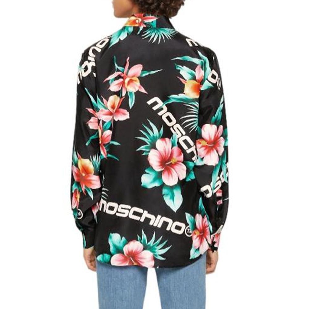 Moschino Couture Silk Printed Shirt by Moschino Couture