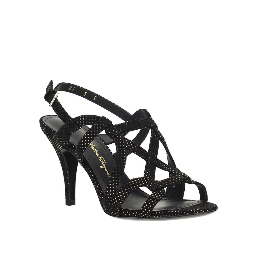 Salvatore Ferragamo Gal Heel Sandals by Salvatore Ferragamo
