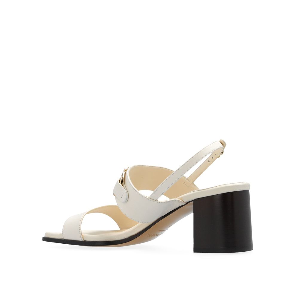 Salvatore Ferragamo Lou Leather Sandals by Salvatore Ferragamo