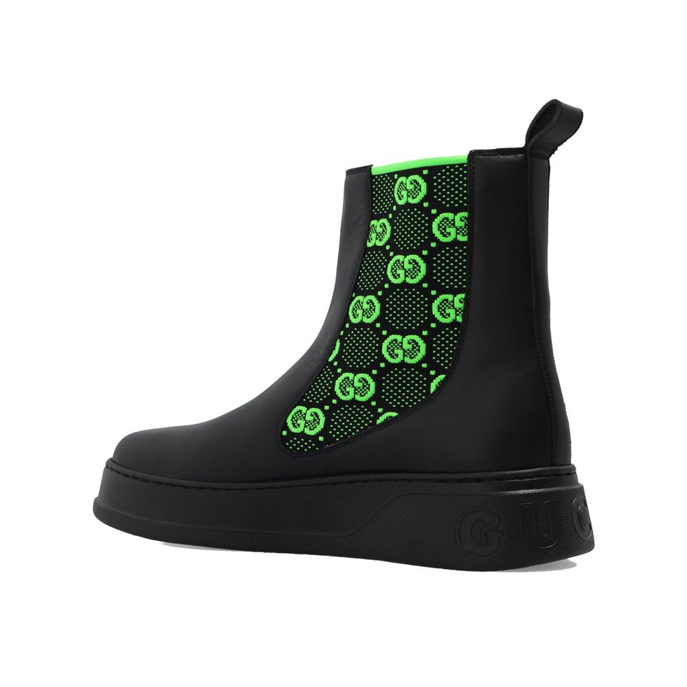 Bottes en cuir Gucci GG