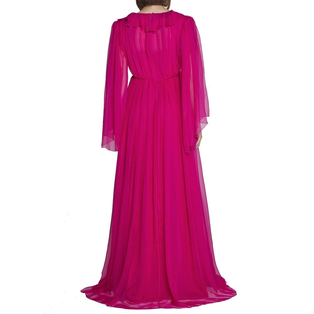 Robe midi en soie Gucci