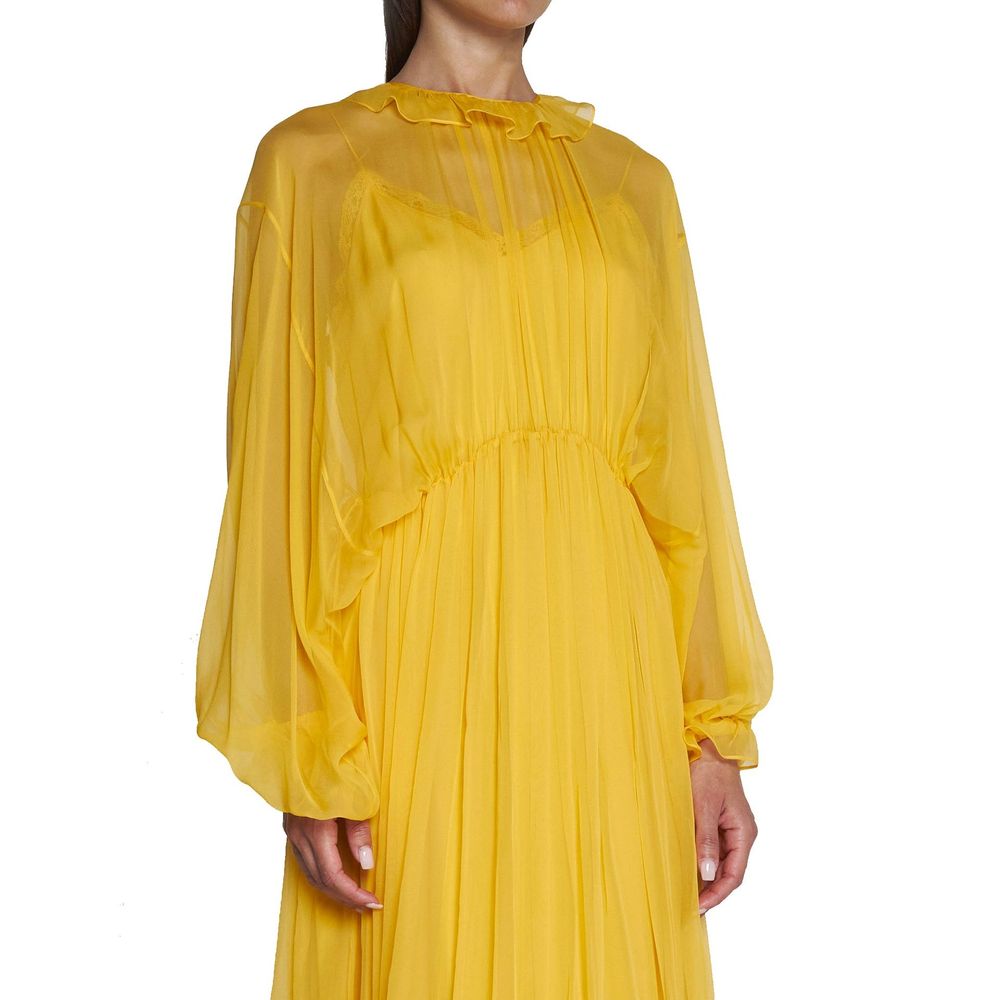 Robe longue en soie Gucci