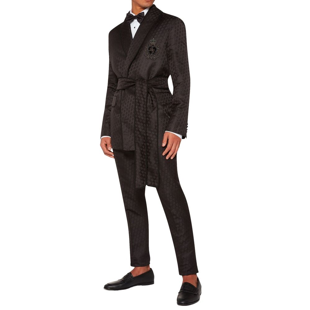 Veste de smoking en jacquard Dolce & Gabbana